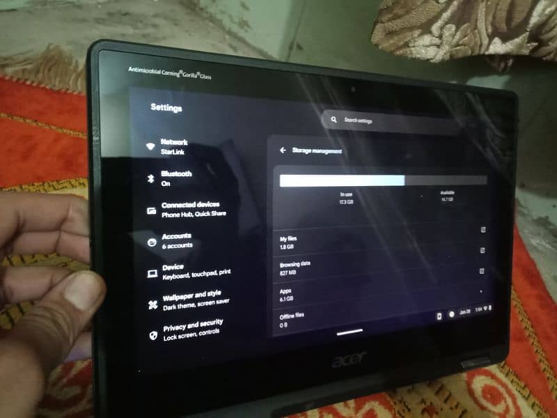 Acer chrome book with new condition 14