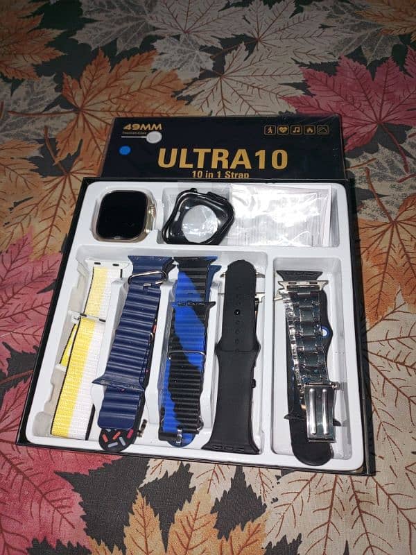 Ultra Smart Watch In 10 Strap 0