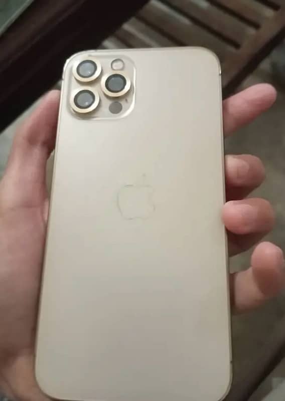 iPhone 12 Pro golden color 128 gb jv chip 1