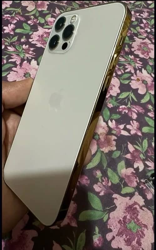 iPhone 12 Pro golden color 128 gb jv chip 7