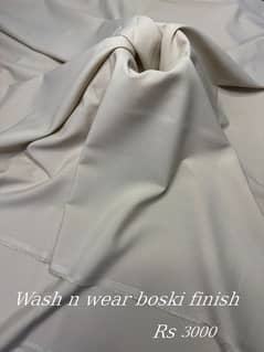 Wash n Wear Boski Finish Wrinkle free