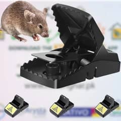 Heavy Duty Plastic Mouse Trap Mice Catcher Reusable