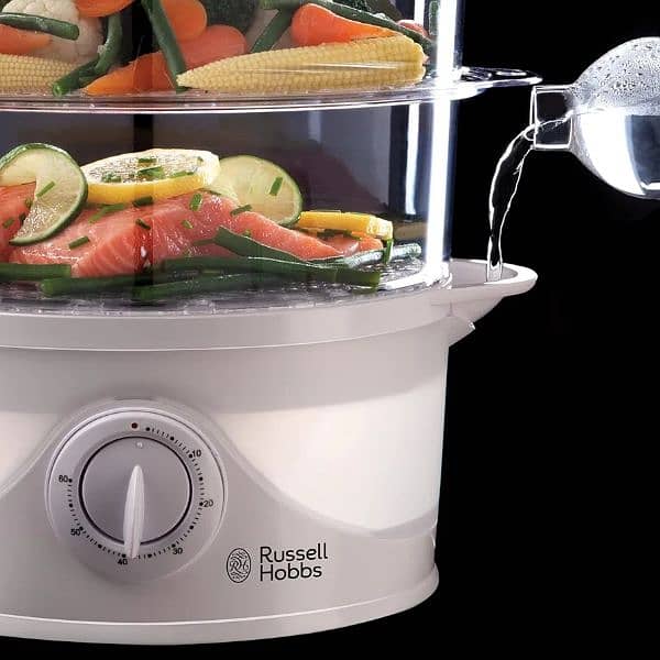 Russell Hobbs 3 Tier Electric Food Steamer, 9L 3