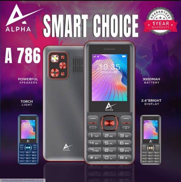 alpha. A786 mobile phone 1