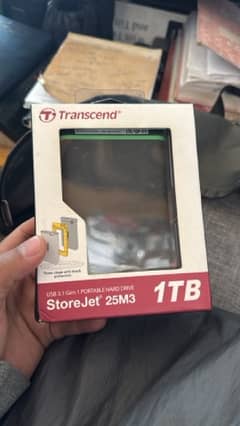 almost new transcend hardware one tb