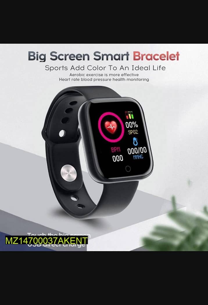 D20 SMART WATCH FOR MENS AND WOMENS| DIGITAL TOUCH SCREEN WATCH 1