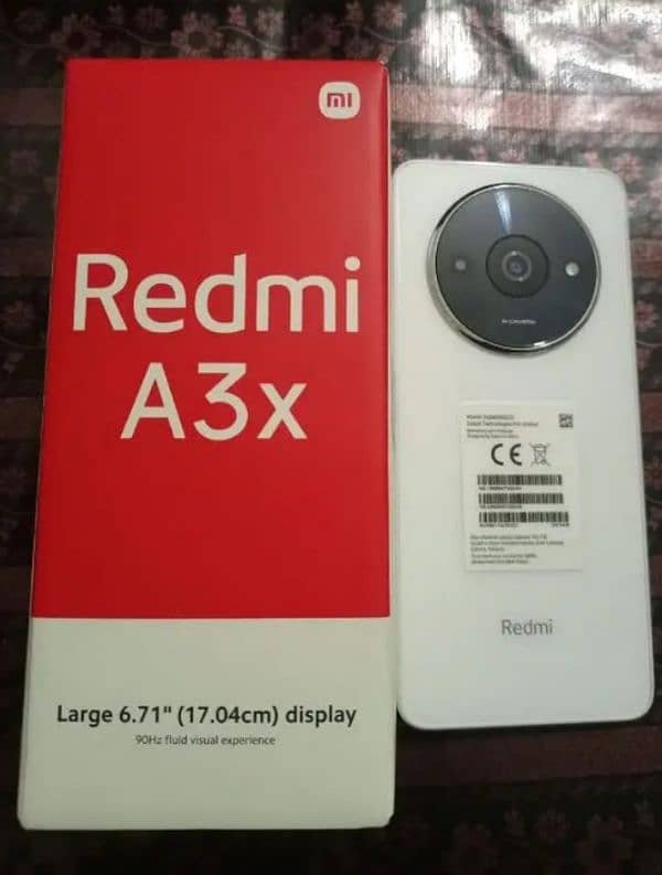 Redmi A3x (3/64) with box. 20days use 0