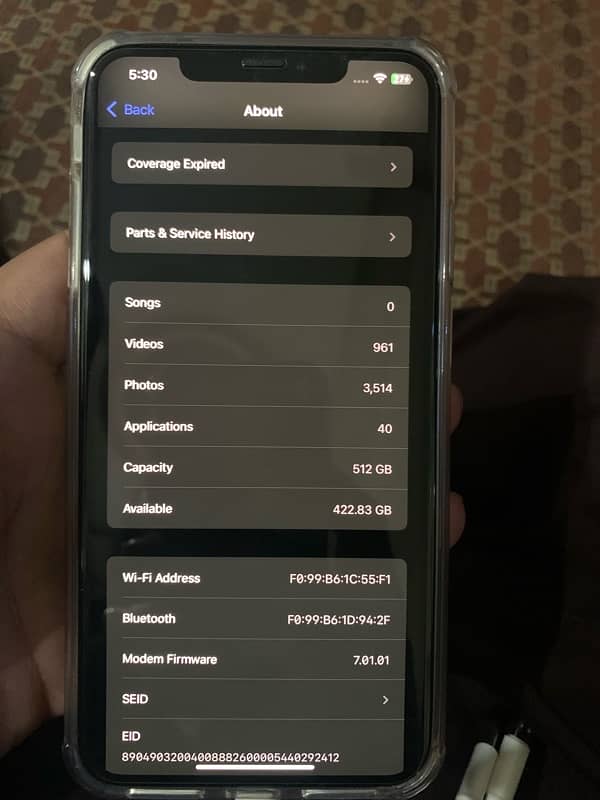 iPhone XS Max 512GB Dual PTA Approve Gold clr 3