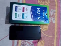 Infinix Hot 9 Play  Box Open No charger, hand Phone