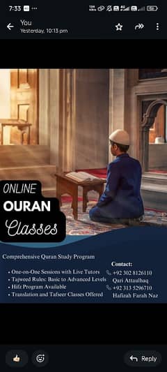 online Quran teacher