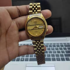 seiko 7s26-00X0 A4 gold plated orginal