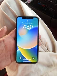 iPhone x 256 GB non PTA every thing is original Black clour