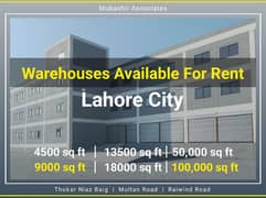 35000 Sq-Ft Warehouse or Factory For Rent