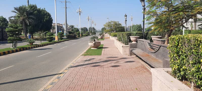 Park Facing one kanal plot in A Block Citi Housing Faisalabad 35