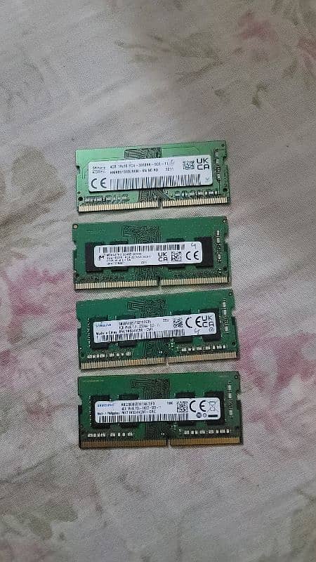 Laptop Ram 4GB/8GB 0