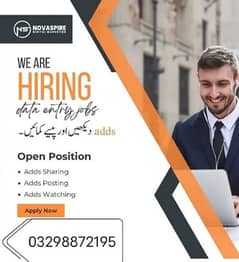 online jobs/full time/part time/simple typing jobs for boys and girls