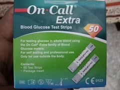 Oncall Extra Sugar Glucometer Strips