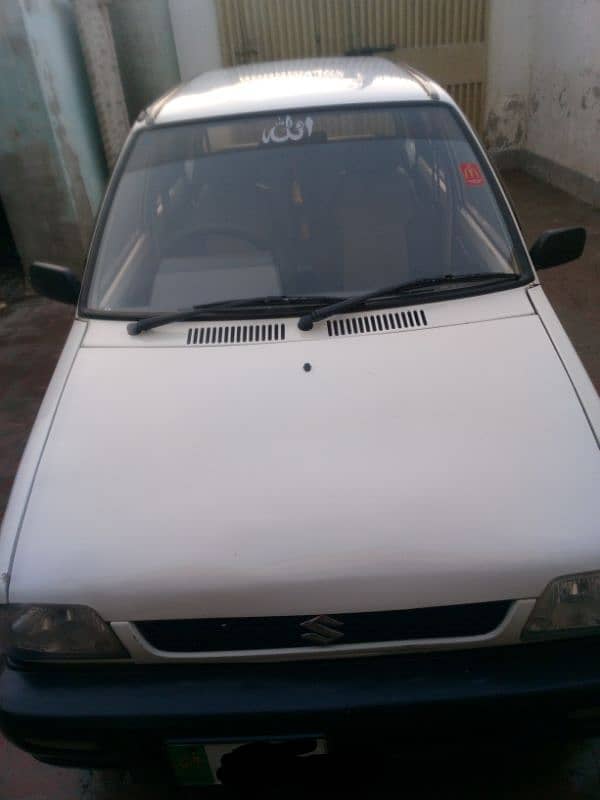 Suzuki Mehran VXR 2010 total genuine white color home used car 0