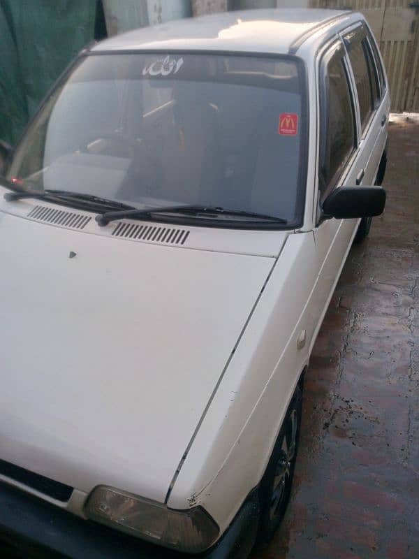 Suzuki Mehran VXR 2010 total genuine white color home used car 4