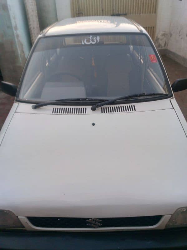 Suzuki Mehran VXR 2010 total genuine white color home used car 5