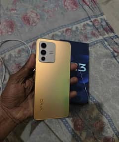 Vivo v23 5g 12/256 complete box urgent sale connect OLX