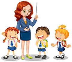 Female teacher for child