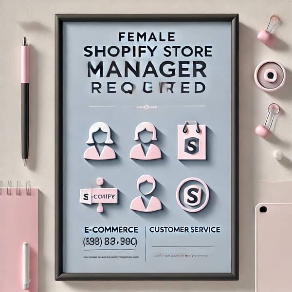 Female Shopify Store Manager Required! 0