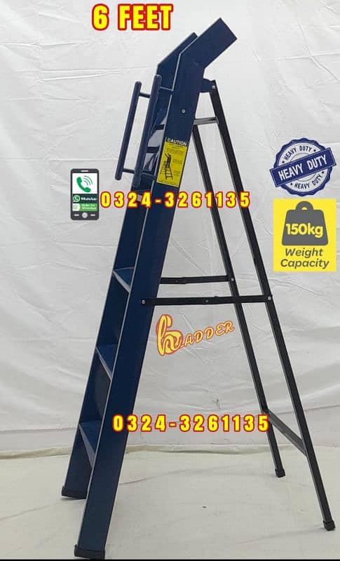 Iron Folding Ladder 6 Feet.  Free Delivery 0