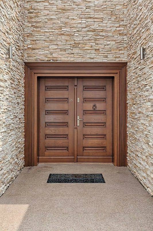 Wooden doors/Solid Wooden doors/Semi solid wooden door/Malaysian panel 0