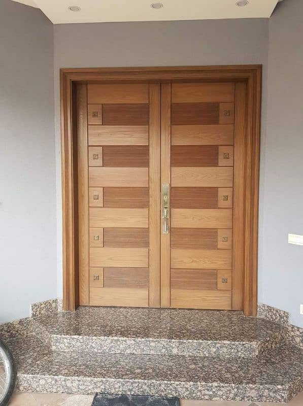 Wooden doors/Solid Wooden doors/Semi solid wooden door/Malaysian panel 1