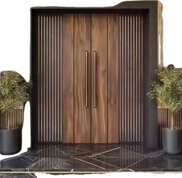 Wooden doors/Solid Wooden doors/Semi solid wooden door/Malaysian panel 3