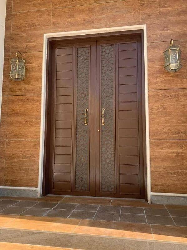 Wooden doors/Solid Wooden doors/Semi solid wooden door/Malaysian panel 5