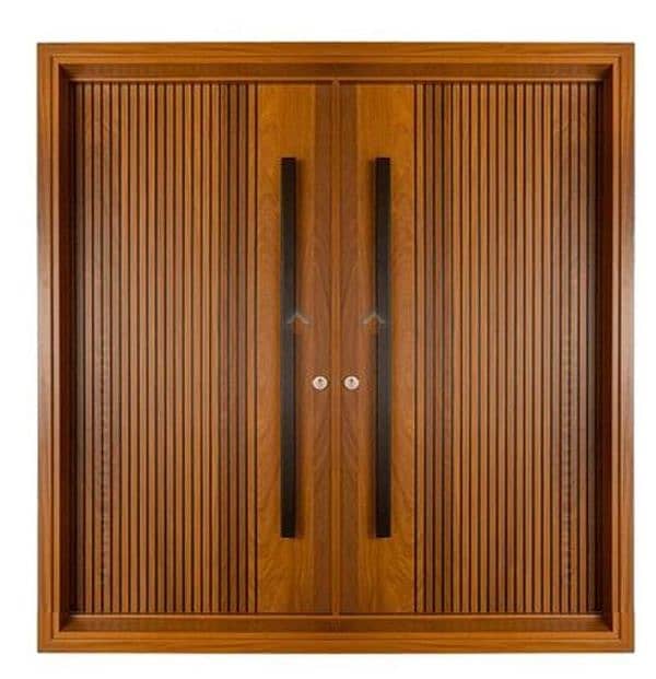 Wooden doors/Solid Wooden doors/Semi solid wooden door/Malaysian panel 6