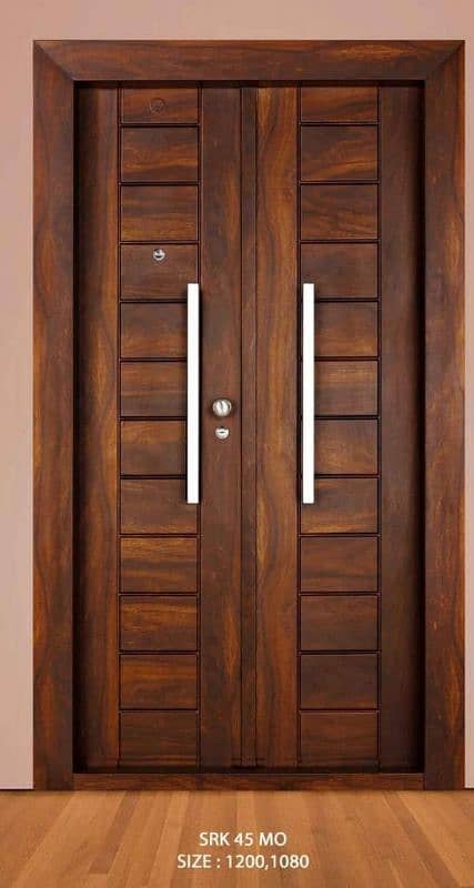 Wooden doors/Solid Wooden doors/Semi solid wooden door/Malaysian panel 8