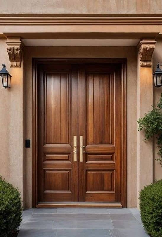 Wooden doors/Solid Wooden doors/Semi solid wooden door/Malaysian panel 11