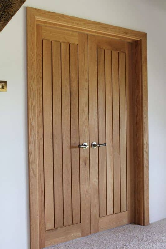 Wooden doors/Solid Wooden doors/Semi solid wooden door/Malaysian panel 12