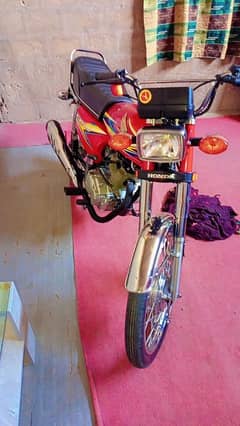 Honda CG 125 GOLDEN Number DGKHAN