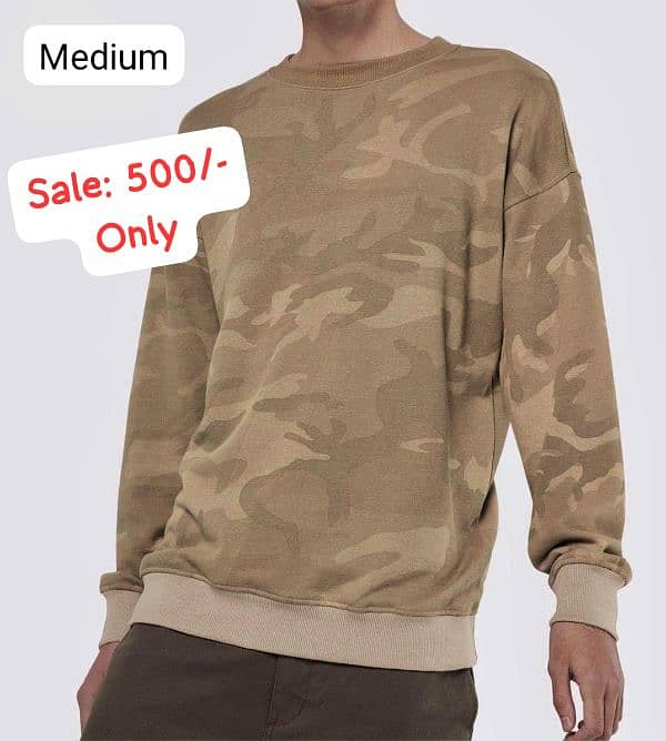 CAMOUFLAGE SWEATSHIRT 0