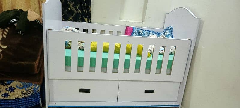 baby bed with double mattres 5