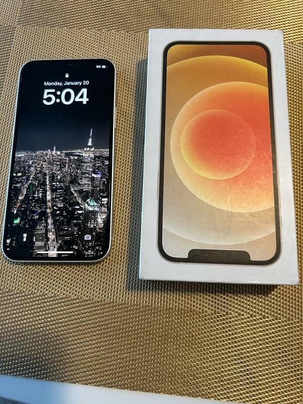 Iphone 12 White with Box- PTA Approved 0