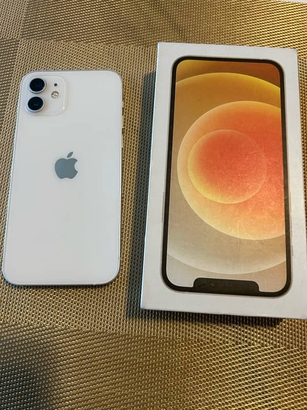 Iphone 12 White with Box- PTA Approved 1