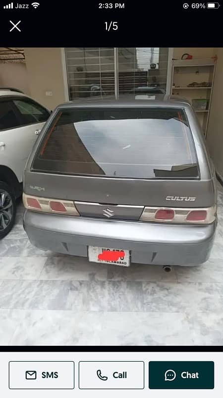 Suzuki Cultus VXR 2012 for sals urgent islamabad registered 0