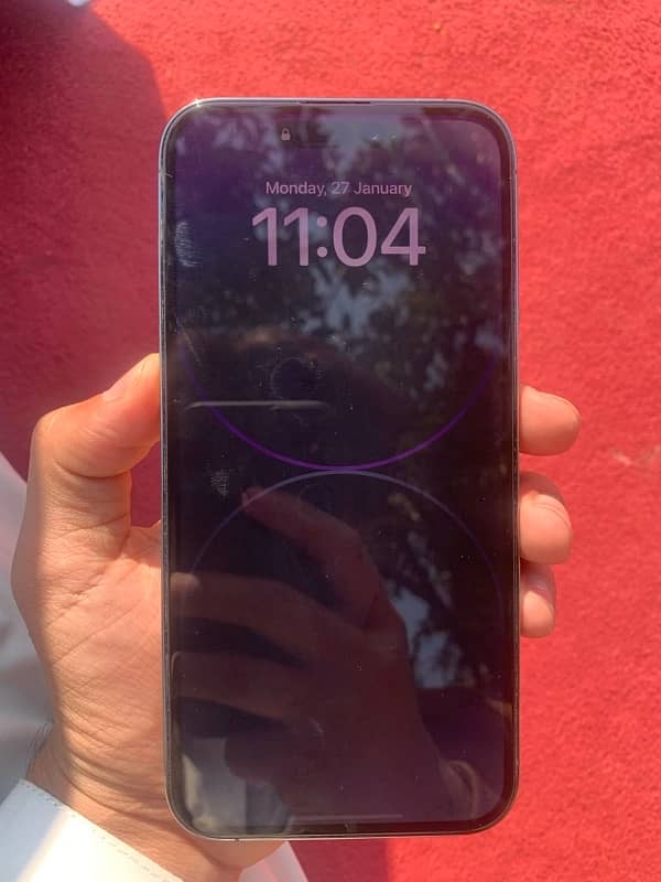 IPHONE 14 Pro Max v sim 128gb Deep Purple Colour 4