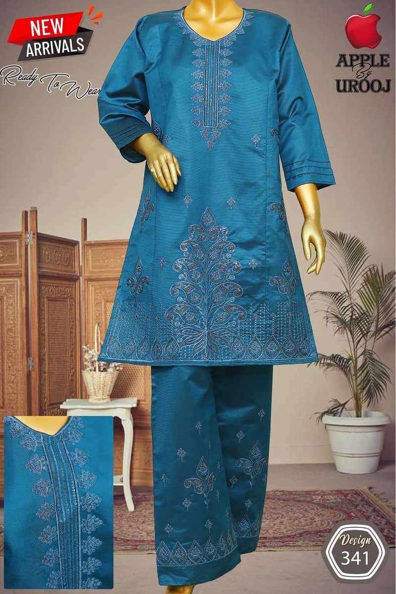 Ladies dresses | Causal dresses | Party Wears | Embroided Suit 7