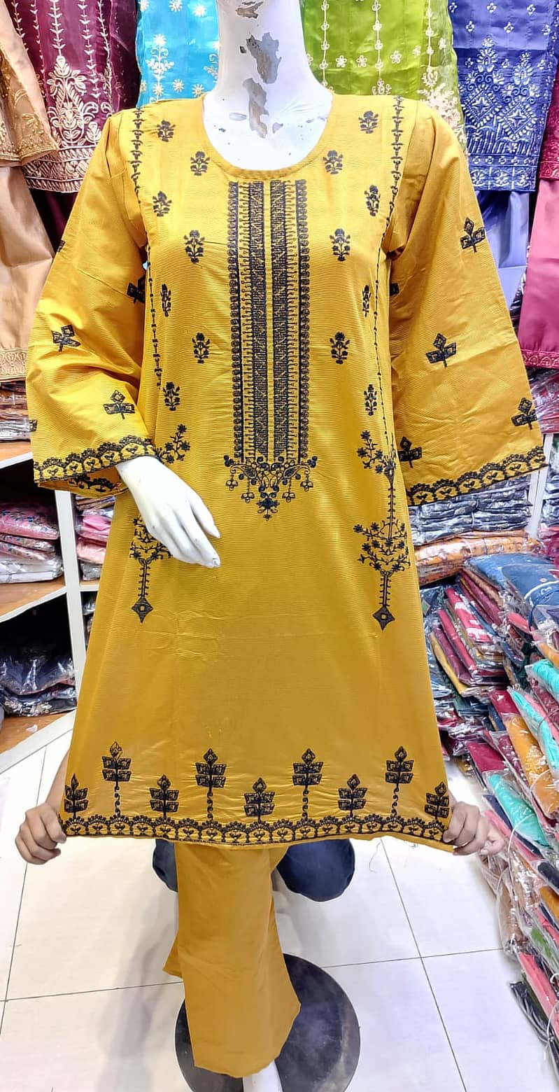 Ladies dresses | Causal dresses | Party Wears | Embroided Suit 8