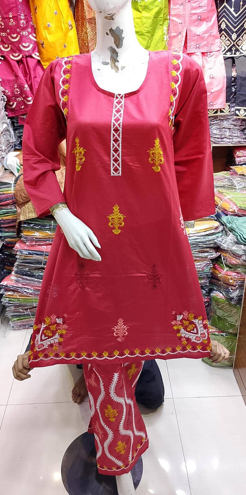 Ladies dresses | Causal dresses | Party Wears | Embroided Suit 9