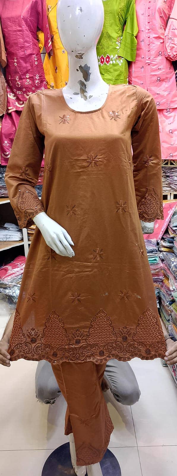 Ladies dresses | Causal dresses | Party Wears | Embroided Suit 10