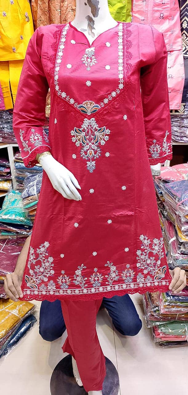 Ladies dresses | Causal dresses | Party Wears | Embroided Suit 11