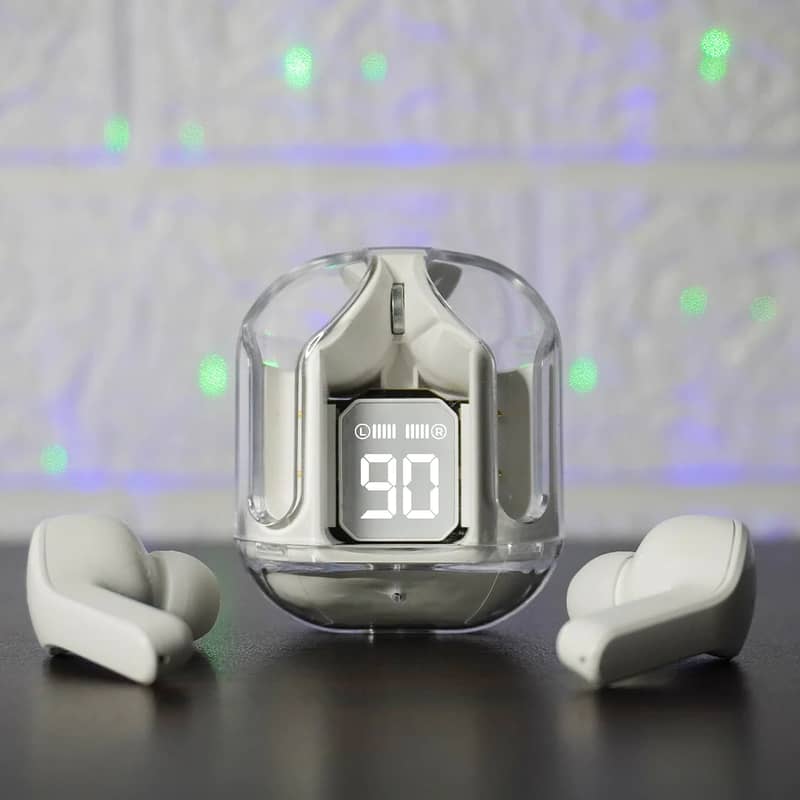 Air31 Wireless Crystal Transparent Bluetooth Earbuds 0