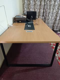 8/4 office counter table with 4 wore slots